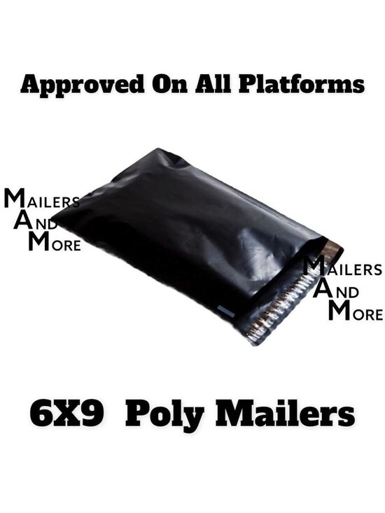 Other - 50 6X9 Black Poly Mailers PRICE IS FIRM